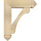 Ekena Millwork Legacy Arts and Crafts Rough Sawn Bracket w/ Offset Brace, Douglas Fir, 6"W x 18"D x 22"H BKT0604X18X22LEC03RDF - alternate 2